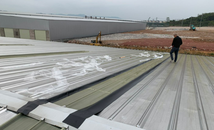 沉湖管委会厂房屋面防水维修案例