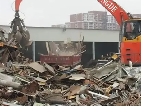 沉湖管委会工装拆除